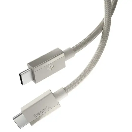 Spigen EB6015CC datu pārraides un uzlādes vads | USB-C uz USB-C | 60W | 1.5m | pelēks