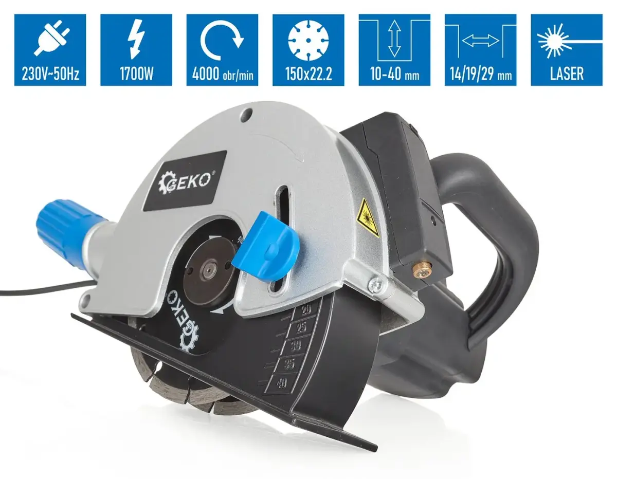 Sienu frēze 1700W ar lāzeru