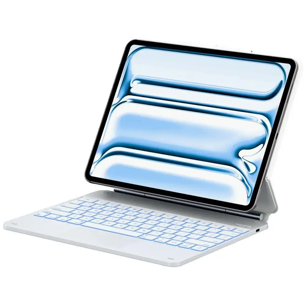 Case Typecase Edge z klawiaturą for iPad  Air 13" 2024/2025 white