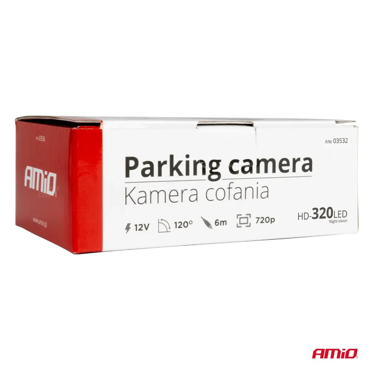 Reverse camera HD-320 LED 12v 720p AMIO-03532