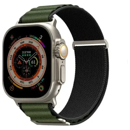 Skinarma Kobu viedpulksteņa siksniņa priekš Apple Watch (44/45/49 mm) | silikons | zaļa