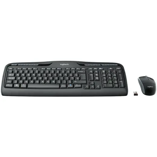 Logitech Wireless Combo MK330 - keyboard and mouse set - International NSEA - black