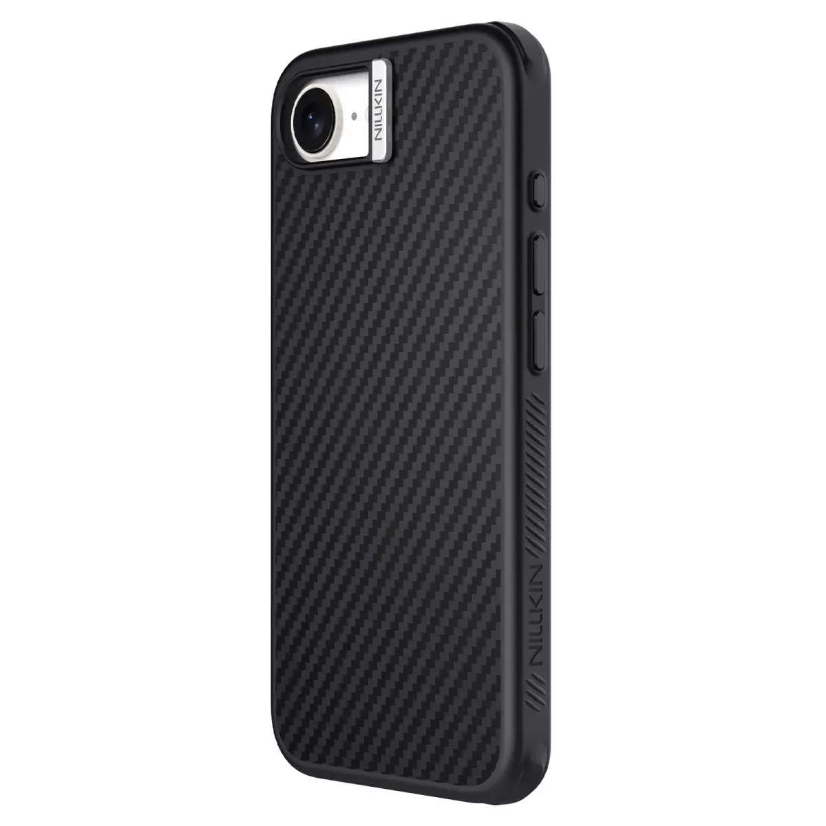 Nillkin Synthetic Fiber PRO чехол для телефона для Apple iPhone 16 серебристый