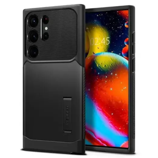 Spigen Slim Armor Sam S23 Ultra S918 czarny|black ACS05641