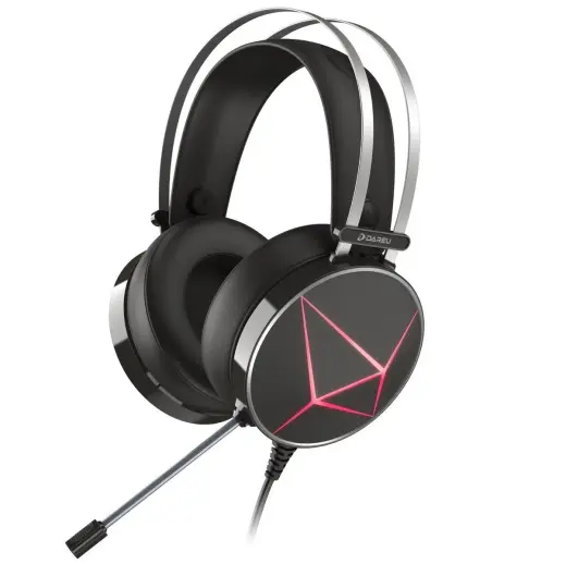 Dareu EH722X gaming headphones, USB, RGB, 7.1 (black)