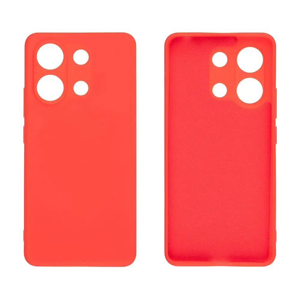 OBAL:ME Matte TPU Cover for Xiaomi Redmi Note 13 4G Red