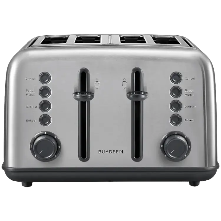 BUYDEEM 4 Slice Toaster, model DT640E, color Stainless Stell, EU