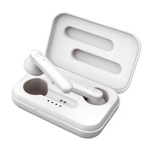 Platinet PM1040W Airpods Bluetooth 5.0 Stereo Austiņas ar Mikrofonu (MMEF2ZM|A) Baltas 