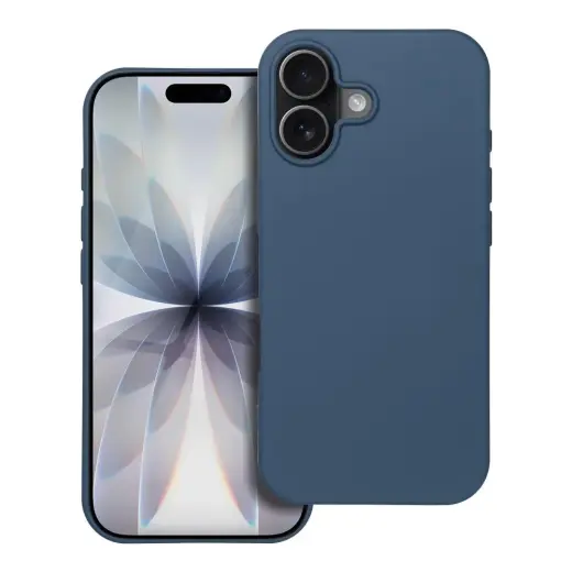Silicone phone case for iPhone 17 blue