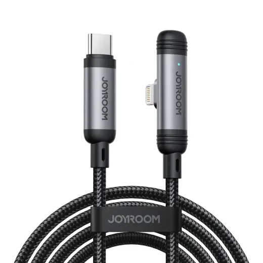 Joyroom S-A56 EnjoyX Series datu pārraides un uzlādes vads | USB-C uz Lightning | 30W | 1.2m | melns