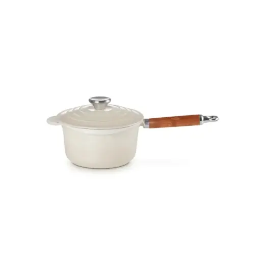 Čuguna mērces katliņš Ø18cm / 1,8L balts