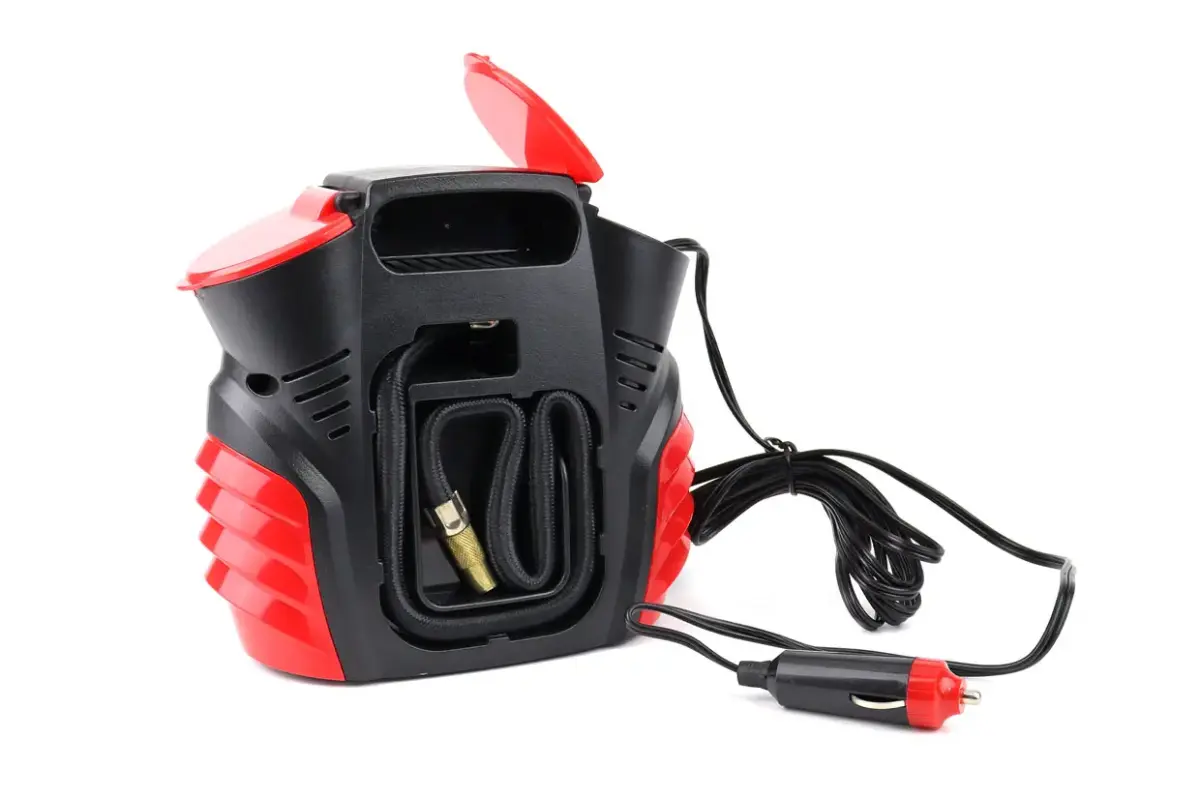 Car Air compressor with digital pressure gauge and LED light 12V ACOMP-16