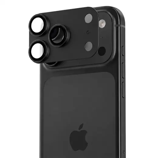 Benks OmniWarrior Metal Integrated Lens Protector (C.M.SX.AP.BK.0071) for Iphone18 Pro Max (AR/Black)