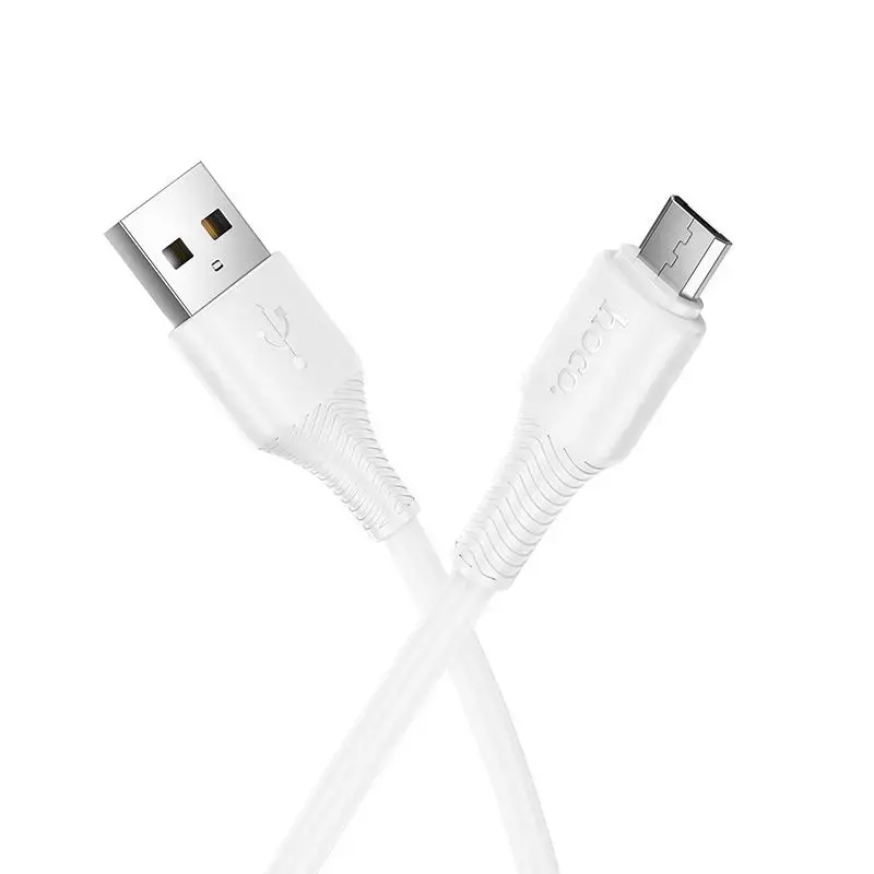 Hoco X120 data transfer and charging cable | USB-A to Micro USB | 12W | 1m | white
