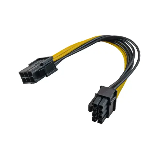 Adapter with cable Akyga AK-CA-07 PCI-E 6 pin (m) | PCI-E 8 pin (f) 20cm