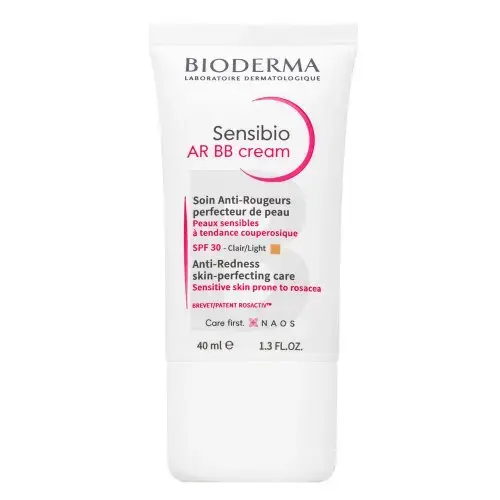 Bioderma Sensibio BB Cream AR BB Cream Anti-Redness Skin-Perfecting Care Claire Light 40 ml