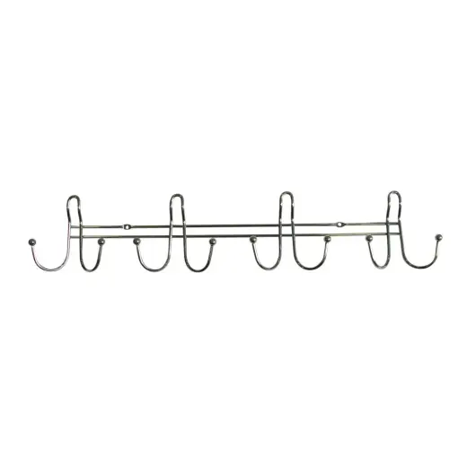 Towel hanger 4 hooks chrome