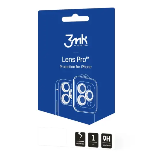3mk Lens Protection Pro Camera Glass for Samsung Galaxy Z Fold 7 - Black