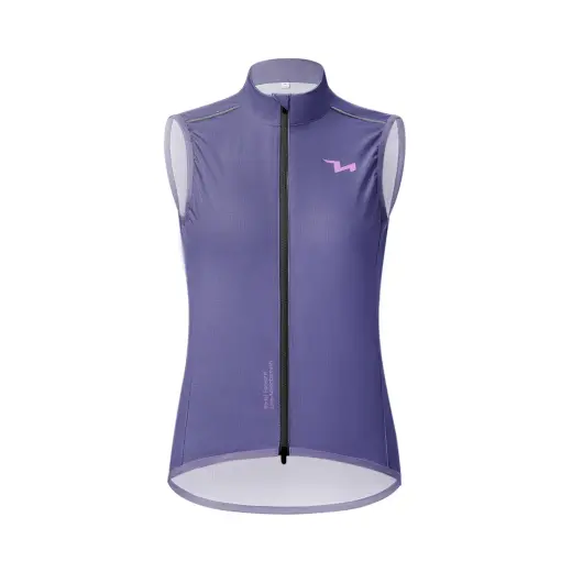 Rockbros MJ008 TVI Windproof Women's Cycling Vest S - Purple