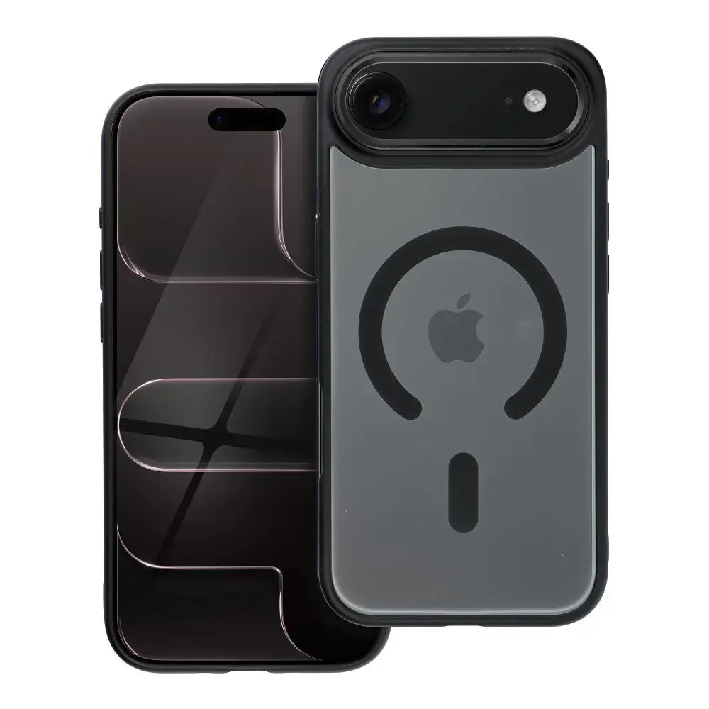 MATTE MAG COVER maciņš ar MagSafe atbalstu telefonam iPhone 17 Air melns