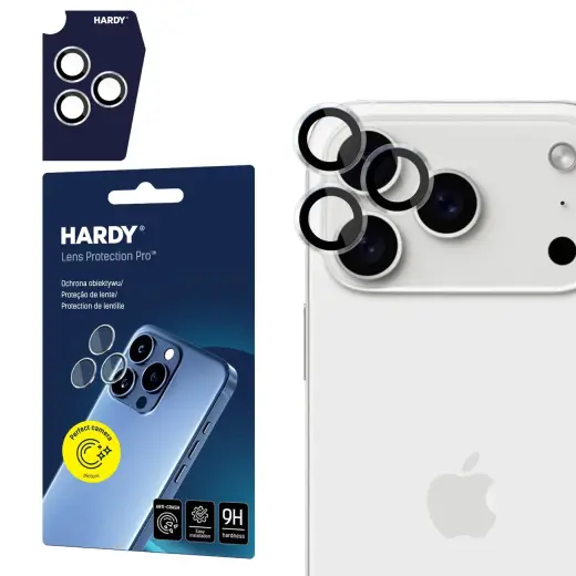 3mk HARDY Lens Protection Pro lens glass for iPhone 17 Pro |17 Pro Max - transparent