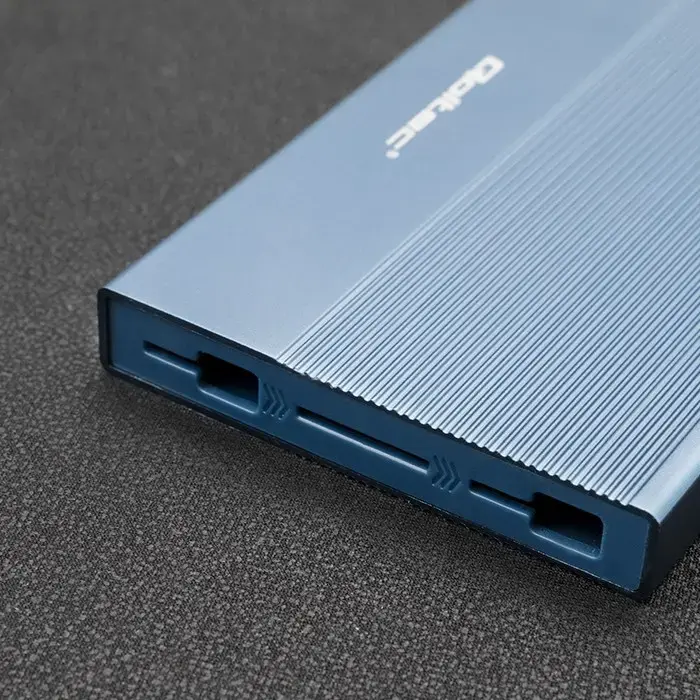 Qoltec Aluminium Enclosure | SSD HDD 2.5'' drive | SATA | USB 3.0 | Super speed 5Gb/s | 2TB | Blue
