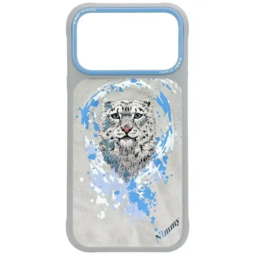 Nimmy Pantera MagSafe case for iPhone 17 Pro light gray