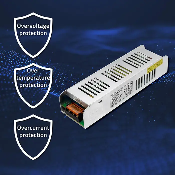 Qoltec LED Driver IP20 | 150W | 12V | 12.5A | Slim case