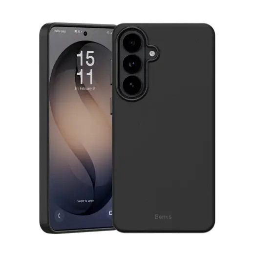 Benks Magnetic Vita Pro Silicone maciņš telefonam Samsung Galaxy S26 (S942) melns
