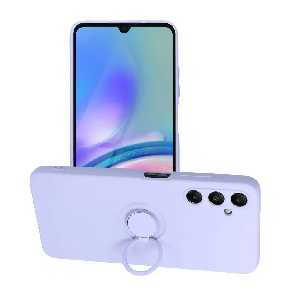 Silicone maciņš ar statīvu telefonam Samsung Galaxy A05s (A057) violets