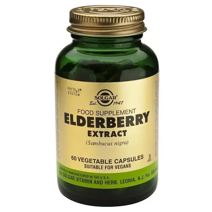 Solgar Spf Elderberry 60 Capsules