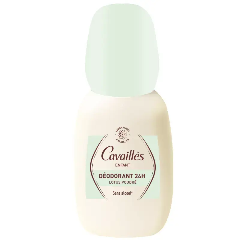 Roge Cavailles, Lotus Powder, 24h Protection, Deodorant Roll-On, For Children, 75 ml