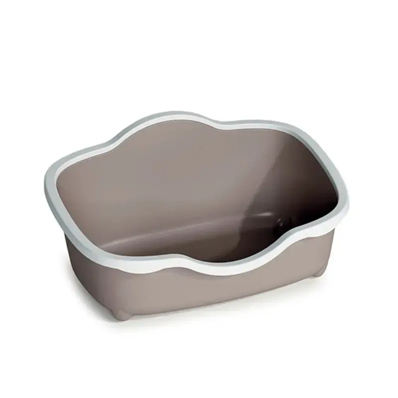 Cat toilet Tres Chic Open 56x38.5x26cm white|light grey