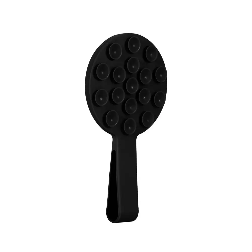 Silicone suction phone holder magnetic with ring MSH9 black