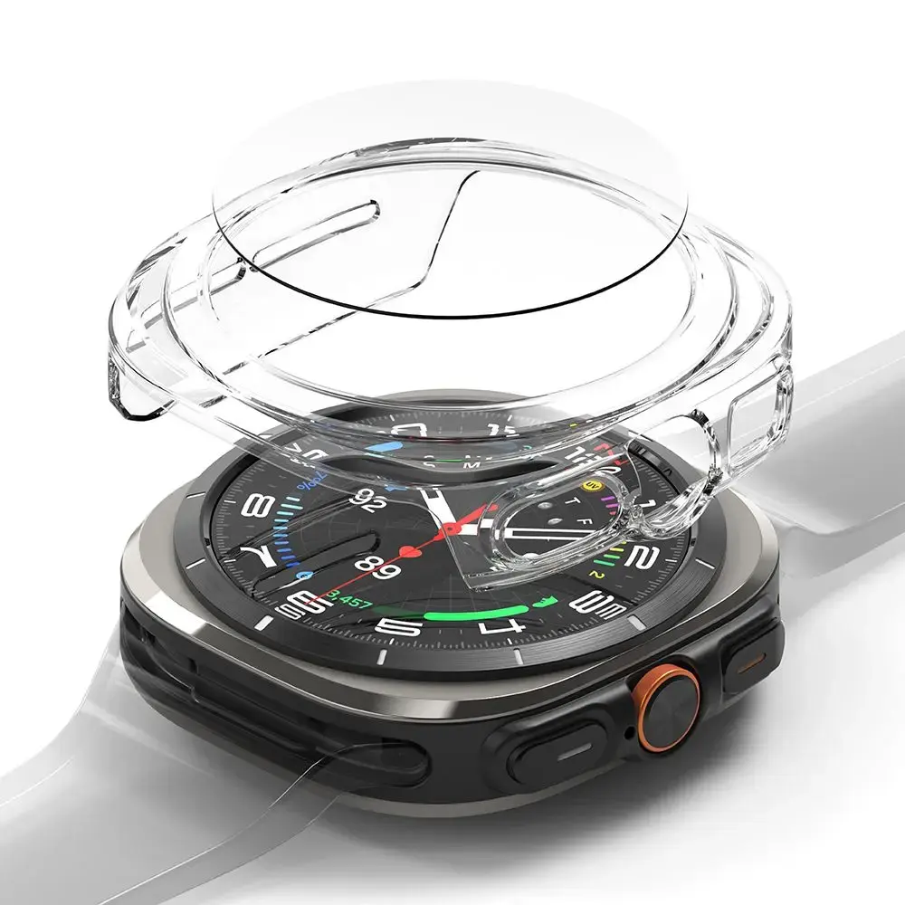 RINGKE SLIM & RŪDĪTS STIKLS GALAXY WATCH ULTRA (47 MM) CAURSPĪDĪGS