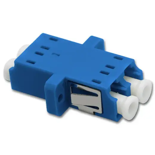 Qoltec Adapter fiber optic LC/UPC | Duplex | Singlemode