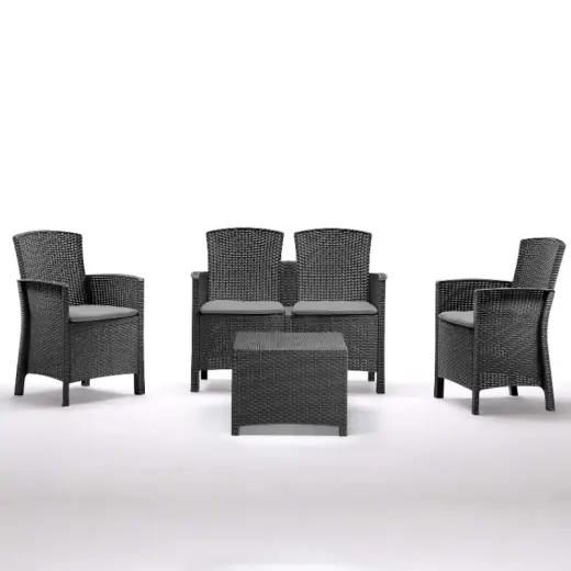 Dārza mēbeļu komplekts Set Lido 2 Storage pelēks