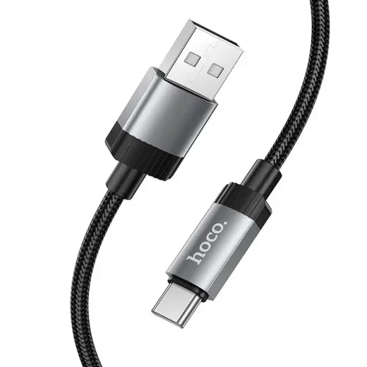HOCO X117 провод для передачи данных и зарядки | USB-A на USB-C | 15W | 1m | чёрный