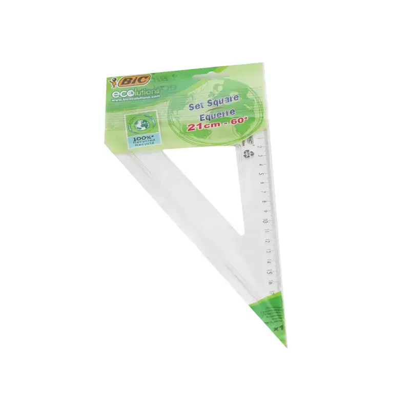 Lineāls trīsstūris BIC 60', 21 cm