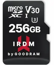 GoodRam memory card IRDM 256GB microSD UHS-I U3 V30 with adapter