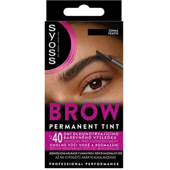 Syoss Brow Tint - Barva na obočí 17 ml Černá