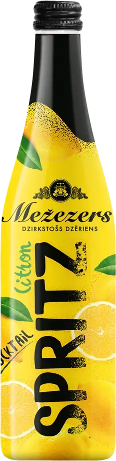 Bezalkoholisks gāzēts dzēriens CITRONU SPRITZ, Mežezers 0.5l (DEP)