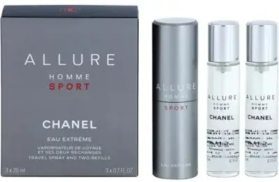 Chanel Allure Homme Sport Eau Extreme eau de toilette for men 3x20 ml refillable