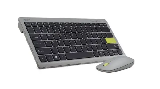 Keyobard + mouse wireless set ACER Vero Combo Antimicrobial grey