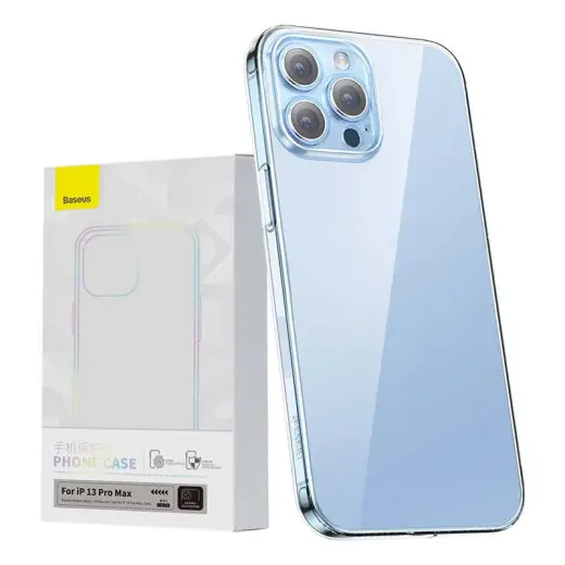 Baseus Simple phone case for iPhone 13 Pro Max transparent