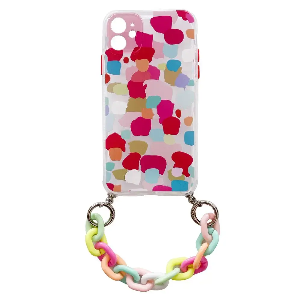 Color Chain gēla elastīgs maciņš telefonam iPhone 8 Plus | iPhone 7 Plus daudzkrāsains