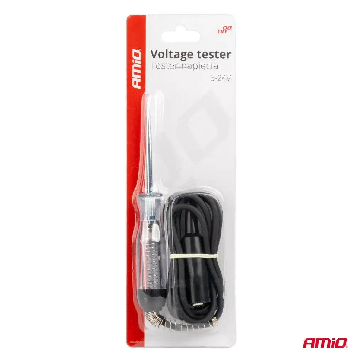 Voltage tester 6-24V AMIO-04273