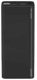Savio BA-05 ārējais akumulators (powerbank) | 20000 mAh | melns