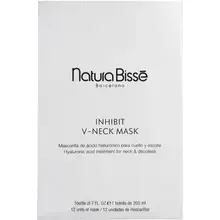 Inhibit V-Neck Mask - Hydrating mask for neck and décolleté with hyaluronic acid 12 pcs.