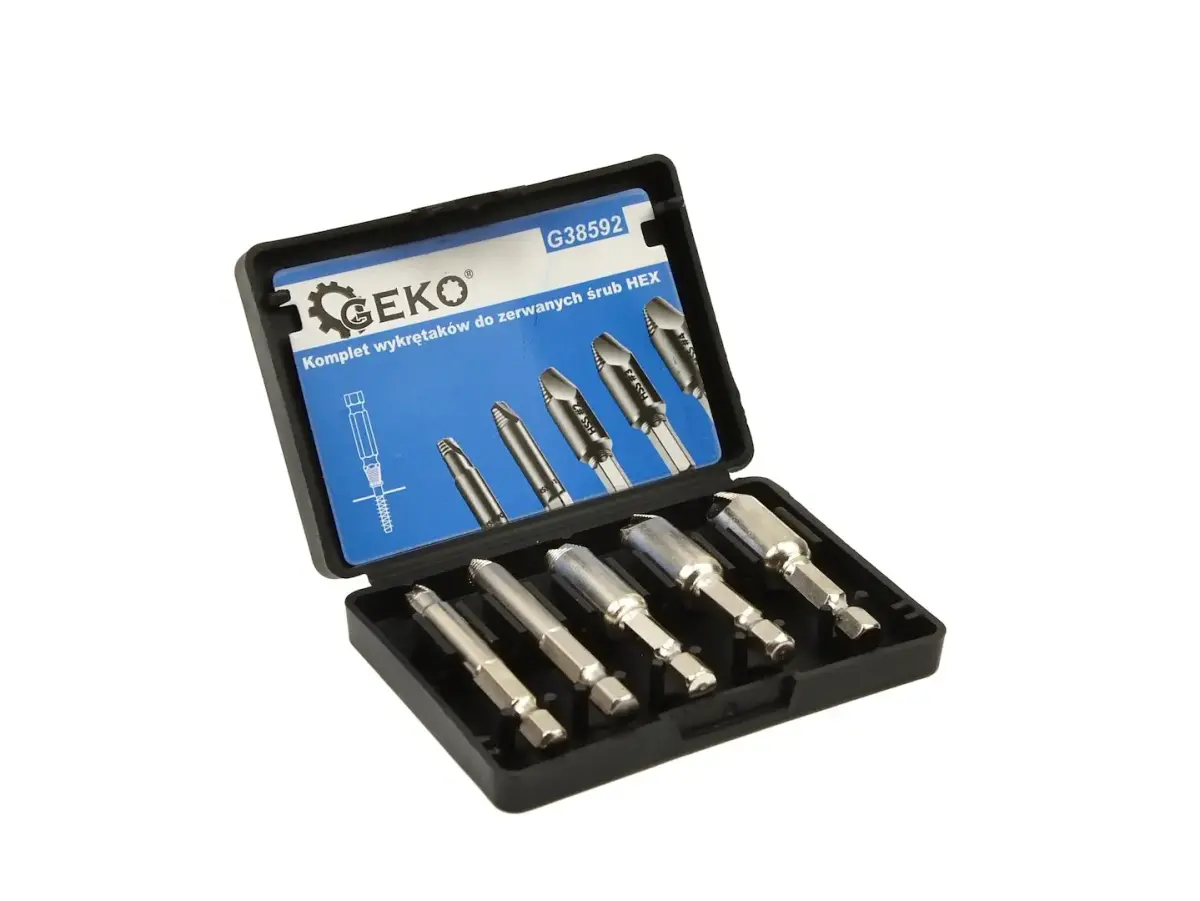 HSS 4341 5-Piece Hex Screw Extractor Set